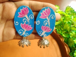 LOTUS EARRINGS SILVER