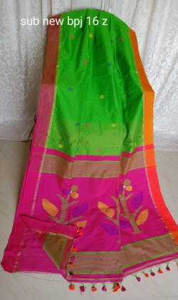 Cotton Silk Tree Design With Blouse