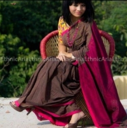Cotton By Colour With Blouse