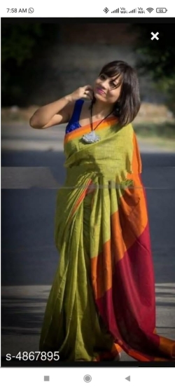 Cotton By Colour With Blouse