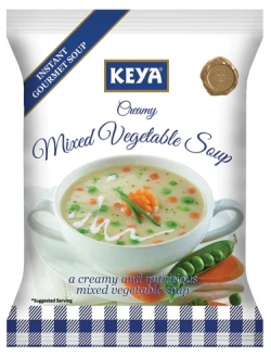 Gourmet Creamy Mixed Vegetable Soup Keya_52 GM
