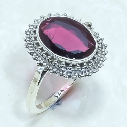 Amethyst Natural Gemstone Handmade 925 Sterling Silver Ring