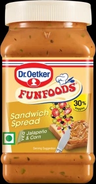 Sandwich Spread  Veg Jalapeño & Corn Dr Oetker FUNFOODS