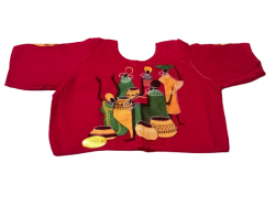 Malaicotton with embroidery work