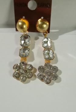 Stone earrings