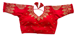 Heavy Phantom silk Red Blouse