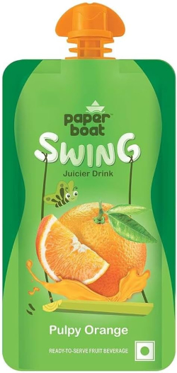 Paper Boat swing Pulpy Orange Juice 150ml MRP 20 (Pack of 27)