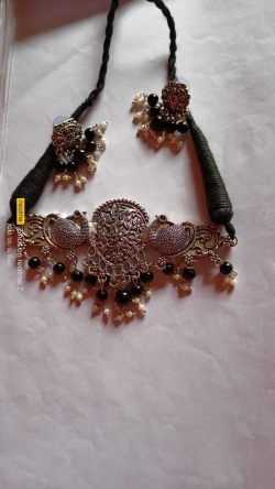 Oxidized Necklace Set For Women's & Girls