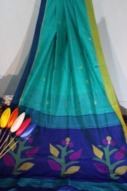Cotton Silk Tree Design With Blouse