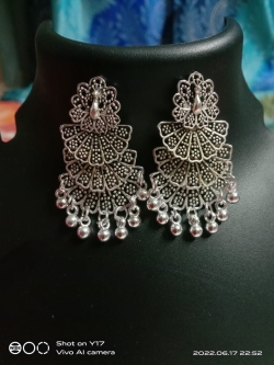 Oxidised earrings