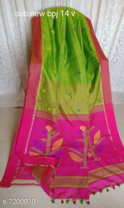 Cotton Silk Tree Design With Blouse