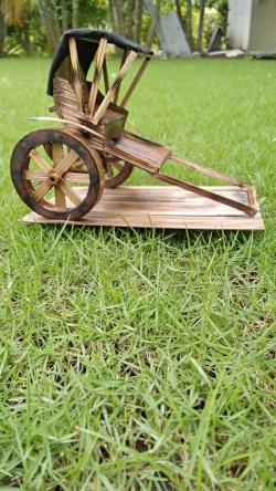 Tanga Rickshaw with Assami wood Handmade Products