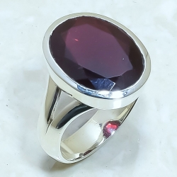 Garnet Natural Gemstone Handmade 925 Sterling Silver Ring