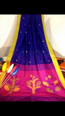 Cotton Silk Tree Design With Blouse