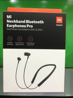 Mi Neckband Pro Wireless Bluetooth Earphones  with Powerful Bass, IPX5, Up to 20hrs Playback, ANC & ENC (Black)