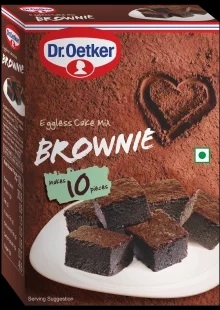Eggless Cake Mix Brownie Dr Oetker_250 GM