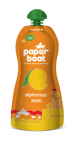 Paper Boat Alphonso Mango Juice 125ml MRP 10 (Pack of 54)
