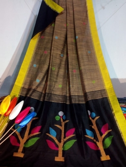 Cotton Silk Tree Design With Blouse