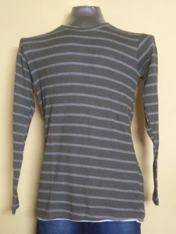 Classy Matty Stripe Lycra Cotton Tshirt