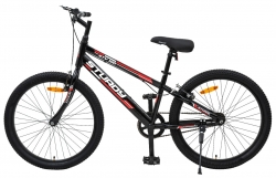 Geekay Hashtag 26T Single Speed Steel Frame 18 inches Dual disc Brake WithoutGear Mountain bike/Bicycle for Unisex Adults Ideal Height 5Ft 7inch+ Age 13Year & Above