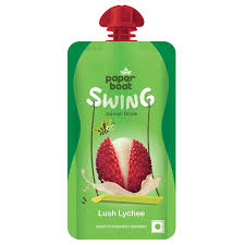 Paper Boat swing Lychee Juice 125ml MRP 10 (Pack of 54)