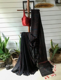 Khadi Cotton Ghicha Pallu Saree