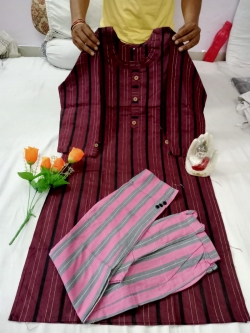 khadi kurti*Pencil pant