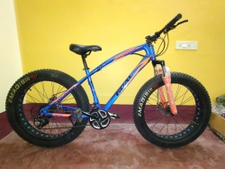 Goal Blue And Black 26inch  Mens Fat Bicycle