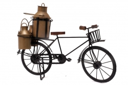 Handmade Toy Cycle with Milk Container