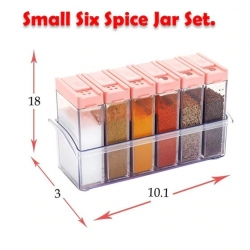 Simple six piece jar set