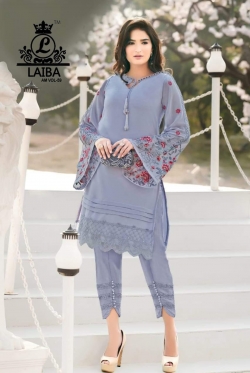 *Designer Tunic  Wear * Designer beautifully crafted embroidery work played with laces with *Designer Dhoti pants*