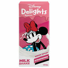 Keventer Delights Strawberry Milkshake 180 MRP 30 (Pack of 24)