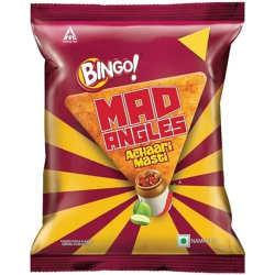 Bingo Mad Angles Achaari Masti snacks MRP Rs.20 (Pack Of 36)