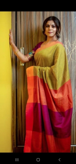 Cotton By Colour With Blouse