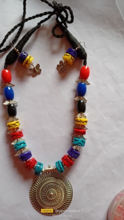 Chemical Beads Necklace For Women's & Girl's