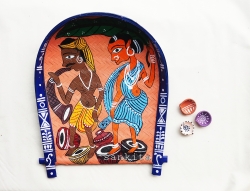 Handmade Bengal Pattachitra Kulo Painting