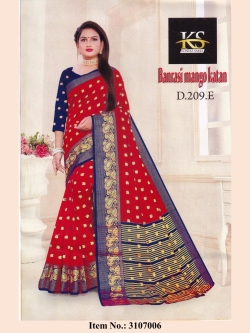 Katan Banarasi with Blouse Piece