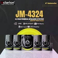Clarion JM 4324 Bluetooth 4.1 Multimedia Speaker