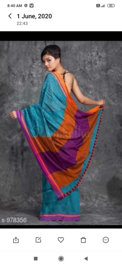 Cotton By Colour With Blouse