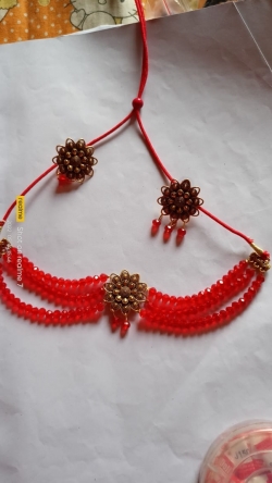 Red Crystal Choker Necklace