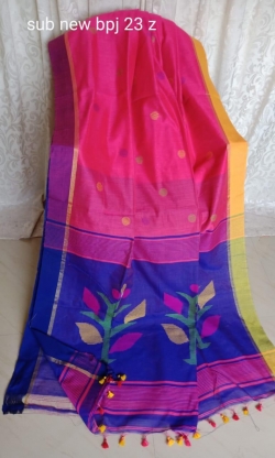 Cotton Silk Tree Design With Blouse