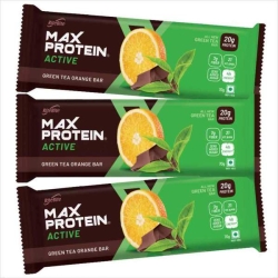 Active Protein Boost	Max Protein Active Bar Green Tea Orange (Sugar Free) RiteBite