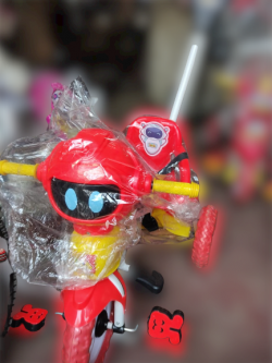 Tri Cycle Atom With Parental Handle With Music Horns