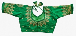 Heavy Phantom silk Green Blouse