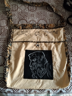 Hand painting tote bag