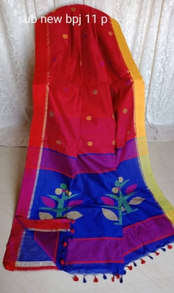 Cotton Silk Tree Design With Blouse