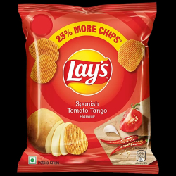 Lays Spanish Tomato Tango Potato Chips MRP 20 (Pack of 12)