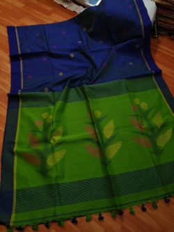 Cotton Silk Tree Design With Blouse