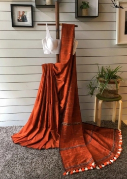 Khadi Cotton Ghicha Pallu Saree