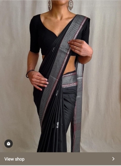 Falguni Khadi Cotton Saree With Blouse